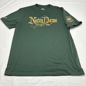 2025 Notre Dame Mens Large The Shirt 36 Years Green Fighting Irish Football NCAA